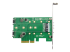 StarTech.com 3-port M.2 SSD (NGFF) Adapter Card - Bottom