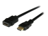 StarTech.com 2m (6ft) HDMI Extension Cable, Ultra HD HDMI Male to Female Cable, 4K HDMI Cable Extender, 4K 30Hz UHD HDMI Cable with Ethernet M/F, High Speed HDMI 1.4 Cable, 10.2Gbps - Right-angle