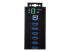 StarTech.com 10 Port USB Hub with Power Adapter, Surge Protection, Metal Industrial USB 3.0 Data Transfer Hub, Din Rail, Wall or Desk Mountable, High Speed USB 3.1/ USB 3.2 Gen 1 5Gbps Hub - Close up