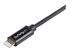 StarTech.com 2m (6ft) Long Black Apple® 8-pin Lightning Connector to USB Cable for iPhone / iPod / iPad - Close up