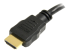 StarTech.com 6 in HDMI Extension Cable, Short HDMI Cable Male to Female, 4K HDMI Cable Extender, 4K 30Hz UHD HDMI Port Saver M/F, High Speed HDMI 1.4, 10.2Gbps Bandwidth, 30AWG, Black - Close up