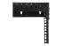 StarTech.com 12U 19" Wall Mount Network Rack, Adjustable Depth 12-20" 2 Post Open Frame Server Room Rack for AV/Data/ IT Communication/Computer Equipment/Switch with Cage Nuts & Screws - Close up