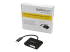 StarTech.com USB C to DVI Adapter with Power Delivery, 1080p USB Type-C to DVI-D Single Link Video Display Converter with Charging, 60W PD Pass-Through, Thunderbolt 3 Compatible, Black - Right-angle