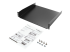 StarTech.com 2U Fixed Server Rack Mount Shelf, 16in Deep Steel Universal Cantilever Tray for 19" AV/Data/Network Equipment Rack with Cage Nuts & Screws, 44lbs Weight Capacity, 60" Deep - Right-angle