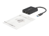 StarTech.com USB 3.0 to Dual Port Gigabit Ethernet Adapter w/ USB Port - Left-angle