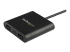 StarTech.com USB 3.0 to Dual HDMI Adapter, 1x 4K 30Hz & 1x 1080p, External Video & Graphics Card, USB Type-A to HDMI Dual Monitor Display Adapter Dongle, Supports Windows Only, Black - Close up