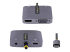 StarTech.com USB C Video Adapter, USB C to HDMI VGA Multiport Adapter w/ 3.5mm Audio Output, 4K 60Hz, HDR, 100W PD 3.0, USB C Monitor Adapter for Laptop, Thunderbolt 3/4 Compatible - Close up