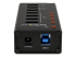 StarTech.com 7 Port USB 3.0 Charging Hub - Back