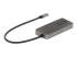 StarTech.com USB-C to Triple DisplayPort 1.4 MST Hub, 4K 60Hz, 1ft (30cm) Cable, USB Type-C Multi Monitor Adapter for Laptop, DP 1.4 Multi-Stream Transport Hub, DisplayPort Splitter - Back