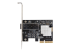 StarTech.com 10G PCIe SFP+ Card, Single SFP+ Port Network Adapter w/ Low Profile, Open SFP+ for MSA-Compliant Modules / Direct-Attach Cables (DAC), 10 Gigabit Fiber PCIe NIC Card - Top
