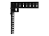 StarTech.com 15U 19" Wall Mount Network Rack - Close up
