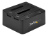 StarTech.com Dual-Bay USB 3.0 to SATA Hard Drive Docking Station, USB Hard Drive Dock, External 2.53.5 SATA IIIIII, SSDHDD Docking Station, Hot-Swap Hard Drive Bay - Left-angle