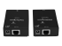 StarTech.com USB 2.0 Extender over Cat5e/Cat6 Cable (RJ45), Up to 165ft (50m), High Speed USB Port Extender Adapter Kit, Powered, USB over Ethernet Cable Extender, 480Mbps, Metal Housing - Back