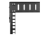 StarTech.com 8U 19" Wall Mount Network Rack, Adjustable Depth 12-20" 2 Post Open Frame Server Room Rack for AV/Data/ IT Communication/Computer Equipment/Switch with Cage Nuts & Screws - Close up