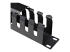 StarTech.com 1U Horizontal Finger Duct Rack Cable Management Panel with Cover - Close up