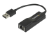 StarTech.com USB 2.0 to 10/100 Mbps Ethernet Network Adapter Dongle - Left-angle