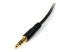 StarTech.com 6 ft Slim 3.5mm Stereo Audio Cable - Close up