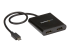 StarTech.com 2-Port Multi Monitor Adapter, USB-C to 2x HDMI Video Splitter, USB Type-C DP Alt Mode to HDMI MST Hub, Dual 4K 30Hz or 1080p 60Hz, Compatible with Thunderbolt 3, Windows Only - Left-angle