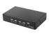 StarTech.com 4 Port DisplayPort KVM Switch, 4K 60Hz, Single Display, Dual Port UHD DP 1.2 USB KVM Switch with Integrated USB 2.0 Hub and Audio, Dell, HP, Apple, Lenovo, TAA Compliant - Right-angle