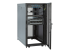 StarTech.com 25U Server Rack Cabinet, 4 Post Adjustable Depth 7" to 35" Locking Vented Mobile/Rolling Network/Data/IT Equipment Enclosure w/ Casters/Hook & Loop Dell PowerEdge, HP ProLiant - Left-angle