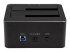 StarTech.com Dual-Bay USB 3.0 to SATA Hard Drive Docking Station, USB Hard Drive Dock, External 2.53.5 SATA IIIIII, SSDHDD Docking Station, Hot-Swap Hard Drive Bay - Back