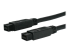 StarTech.com 10 ft 1394b Firewire 800 Cable 9-9 M/M - Close up