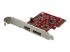 StarTech.com 2-Port USB 3.1 Gen 1(10Gbps) and eSATA(6Gbps) PCIe Card - Left-angle