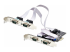 StarTech.com 4-Port Serial PCIe Card, Quad-Port PCI Express to RS232/RS422/RS485 (DB9) Serial Card, Low-Profile Bracket Incl., 16C1050 UART, TAA-Compliant, For Windows/Linux, TAA Compliant - Left-angle