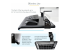 StarTech.com Under-Desk Keyboard Tray, Clamp-on Keyboard Holder, Supports up to 12kg (26.5lb), Sliding Keyboard and Mouse Drawer with C-Clamps, Height Adjustable Keyboard Tray - Right side