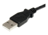 StarTech.com 3 ft. (0.9 m) USB to Type H Barrel 5V DC Power Cable - Right-angle