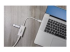 StarTech.com USB 3.0 to Gigabit Ethernet Adapter NIC w/ USB Port (White) - Top