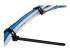StarTech.com 10"(25cm) Reusable Cable Ties, 1/4"(7mm) wide, 2-1/2"(65mm) Bundle Dia. 50lb(22kg) Tensile Strength, Releasable Nylon Ties, Indoor/Outdoor, 94V-2/UL Listed, 100 Pack, Black - Left-angle