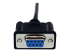 StarTech.com 2m Black DB9 RS232 Serial Null Modem Cable F/M - Close up