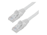 StarTech.com 50ft CAT6 Cable, 10 Gigabit Snagless RJ45 650MHz 100W PoE Cat 6 Patch Cord, 10GbE UTP CAT6 Network Cable, White CAT6 Ethernet Cable, Fluke Tested/Wiring is UL Certified/TIA - Right-angle