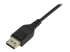 StarTech.com 3ft/1m VESA Certified DisplayPort 1.4 Cable, 8K 60Hz HBR3 HDR, Super UHD DisplayPort to DisplayPort Monitor Cord, Ultra HD 4K 120Hz DP 1.4 Slim Video Cable M/M DP Connectors - Close up