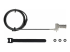 StarTech.com Universal Laptop Lock 6.6ft (2m), Security Cable For Notebook Compatible With Noble Wedge/Nano/K-Slot; Keyless Combination Locking Cable - Front