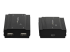 StarTech.com 4 Port USB 2.0 Extender Hub over Single CAT5e/CAT6 Ethernet Cable (RJ45), 330ft (100m), USB Extender Adapter, Externally Powered, 480 Mbps, Metal USB Extender Kit - Back