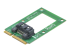 StarTech.com mSATA to SATA HDD / SSD Adapter - Left-angle
