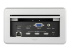 StarTech.com Conference Table Connectivity Pop up Box with AV and Data Ports - Front