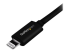 StarTech.com 3m (10ft) Long Black Apple® 8-pin Lightning Connector to USB Cable for iPhone / iPod / iPad - Right-angle